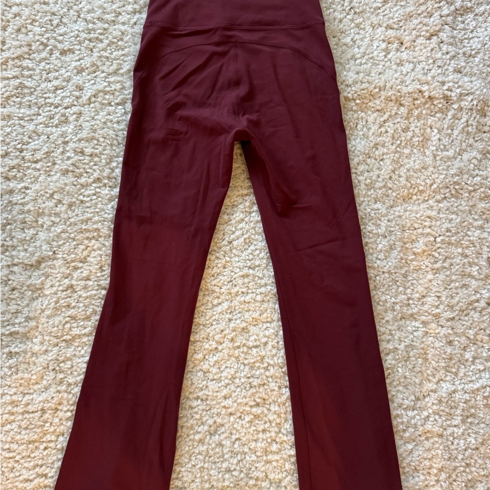 lululemon athletica Burgundy flair pant